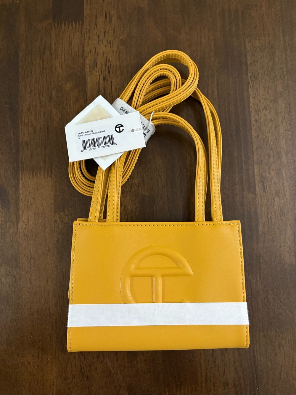 Telfar Mustard Yellow Small Shopping Bag